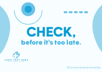 Cancer Awareness Movement Postcard