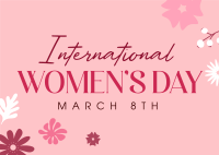 International Women's Day Postcard