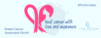 Cancer Awareness Facebook Cover example 1