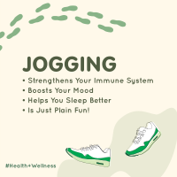 Jogging Facts Instagram Post