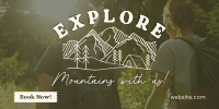 Explore Mountains Twitter Post