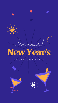 New Year Countdown Facebook Story