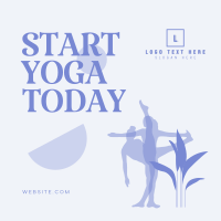 Start Yoga Now Instagram Post