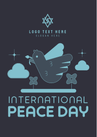 Retro Peace Day Flyer