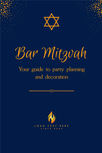 Starry Bar Mitzvah Pinterest Pin