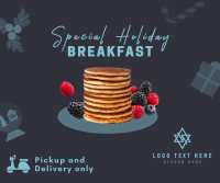 Holiday Breakfast Restaurant Facebook Post