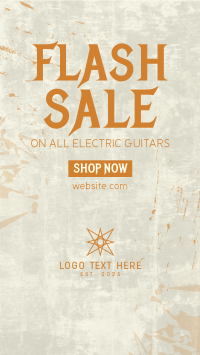 Guitar Flash Sale Facebook Story