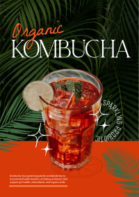 Organic Kombucha Poster