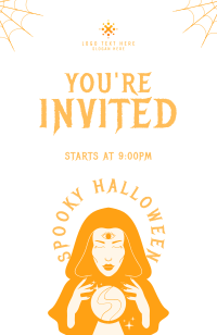 Spooky Witch Invitation