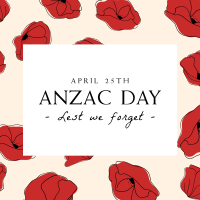 Anzac Day Pattern Instagram Post