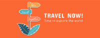 Travel Sticker Facebook Cover