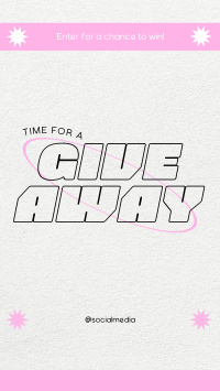 Giveaway Time YouTube Short