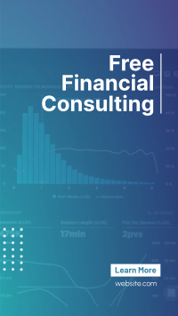 Simple Financial Consulting Facebook Story