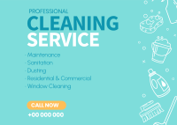 Cleaning Company Postcard
