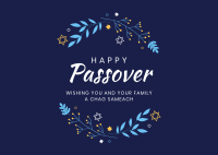 Passover Leaves Postcard