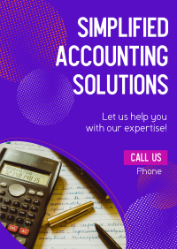 Accounting Solutions Expert Poster