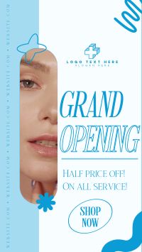 Salon Grand Opening Instagram Story