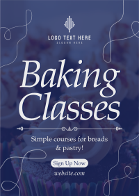 Baking Classes Poster