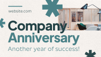 Minimalist Company Anniversary Animation