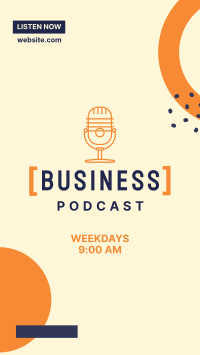 Business Podcast Instagram Story