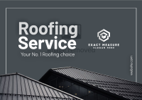 Roofing Service Postcard Image Preview