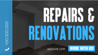 Repair & Renovations Facebook Event Cover Design