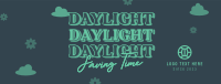 Quirky Daylight Saving Facebook Cover