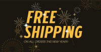 Free Shipping Sparkles Facebook Ad