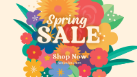 Spring Sale bouquet Facebook Event Cover