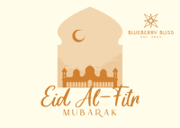 Celebrating Eid Al Fitr Postcard Image Preview