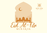 Celebrating Eid Al Fitr Postcard Image Preview