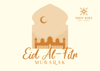 Celebrating Eid Al Fitr Postcard Image Preview