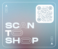 Futuristic Scan to Shop Facebook Post