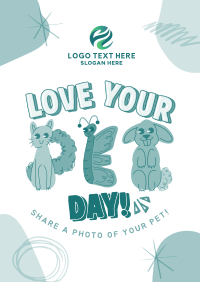 Share Your Pet Love Flyer Image Preview