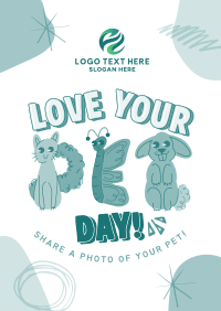 Share Your Pet Love Flyer