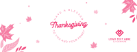 Thanksgiving Leaves Facebook Cover