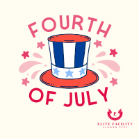 Celebration of 4th of July Instagram Post Image Preview