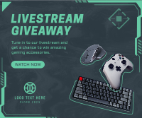 Livestream Giveaway Facebook Post