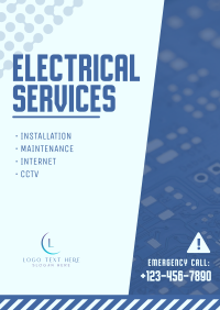 Electrical Services List Flyer