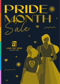 Pride Month Sale Poster