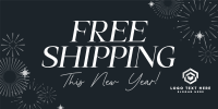 New Year Shipping Twitter Post Design