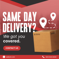 Express Delivery Package Instagram Post