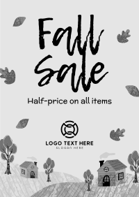 Autumn Leaves Sale Poster