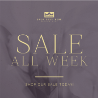 Minimalist Luxurious Sale Instagram Post Design