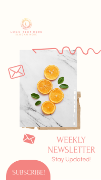 Wellness Weekly Newsletter Instagram Story