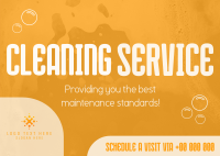 Trusted Cleaning Service Postcard