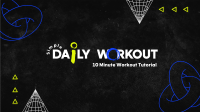 Modern Workout Routine YouTube Banner