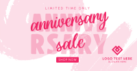 Feminine Anniversary Facebook Ad