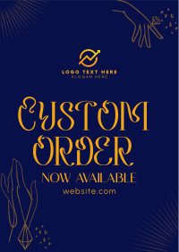 Order Custom Jewelry Flyer