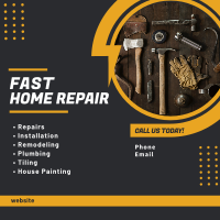 Fast Home Repair Instagram Post